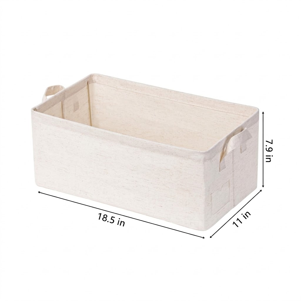 Foldable Fabric Closet Storage Organizer Box