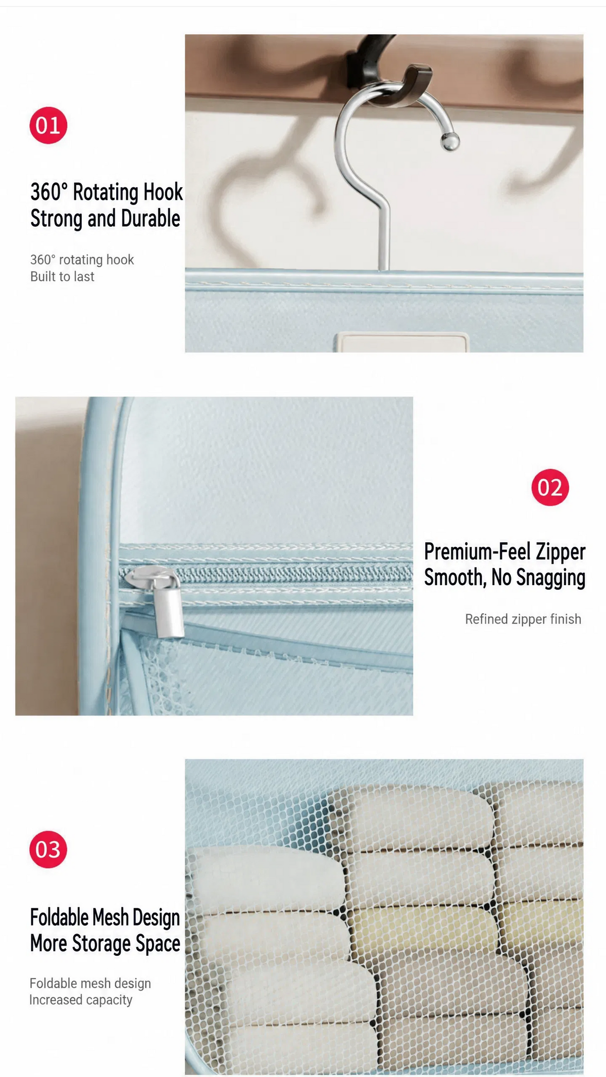 Hanging Mesh Organizer Bag